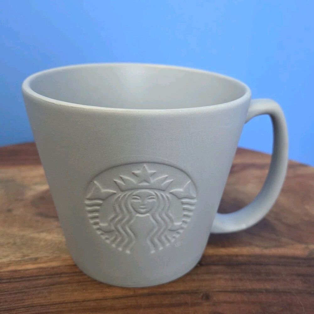 Starbucks Matte Grey Siren Mug GRANDE 16 Oz Collector 2019 Anniversary